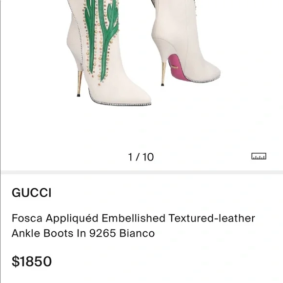 Gucci rhinestone booties - Picture 8 of 8